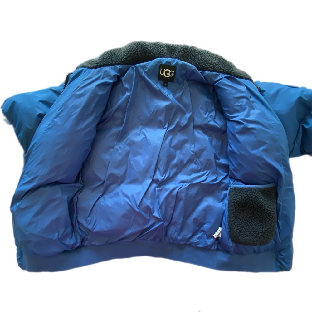 UGG Damion Sherpa Jacket pre owned men’s medium - Picture 9 of 16